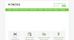 Desktop Screenshot of mnetics.co.uk